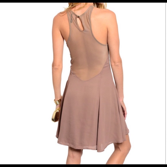Mocha Dress(MADE USA) - Picture 3 of 5