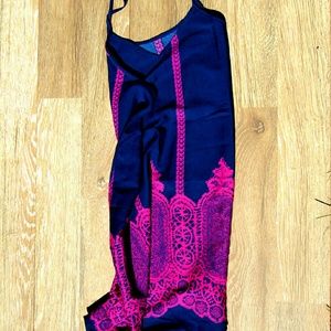 Mandela graphic satin sundress