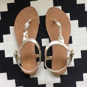 Merona Gold Sandals