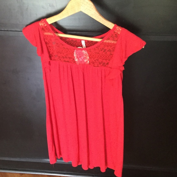 RED BLOUSE