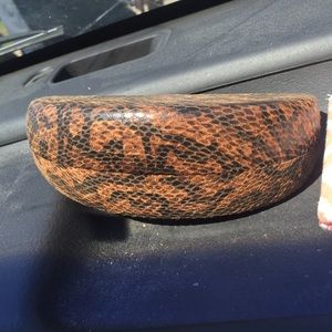 Snakeskin Glasses Case