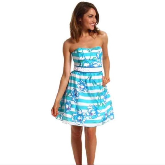 NWT Lily Pulitzer toss the line dress size 00