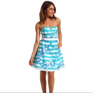 NWT Lily Pulitzer toss the line dress size 00