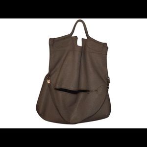 FINAL SALE-Authentic snakeskin large cross body