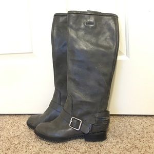 Lucky brand gray bucket boots! Size 6.5 Never worn