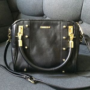 Rebecca Minkoff Cupid Mini Black & Gold Handbag