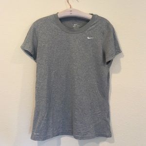 Nike Tops - Nike Dri- Fit gray heathered work out too shirt Nike Tops - Nike Dri- Fit gray heathered work out too shirt