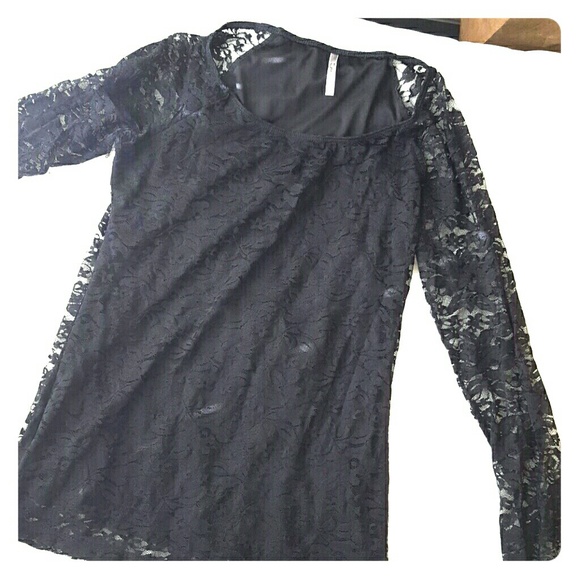 Lace Black Long Sleeve