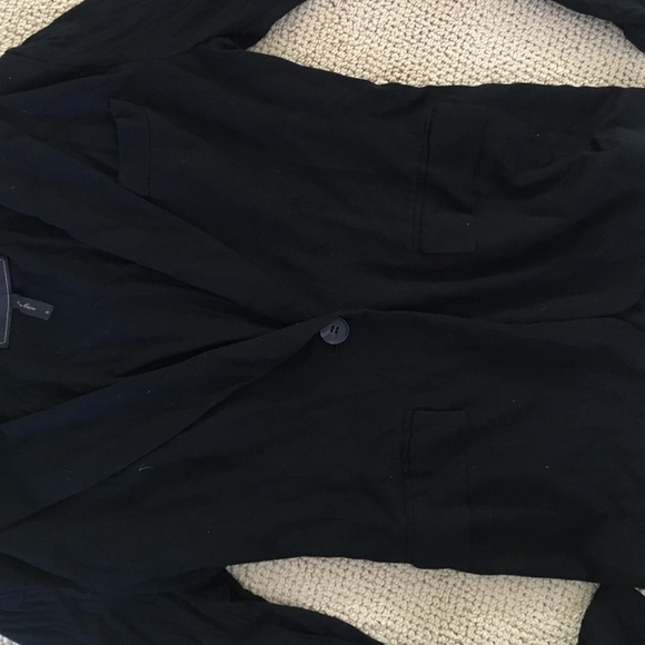 BCBG cotton black blazer - Picture 3 of 4