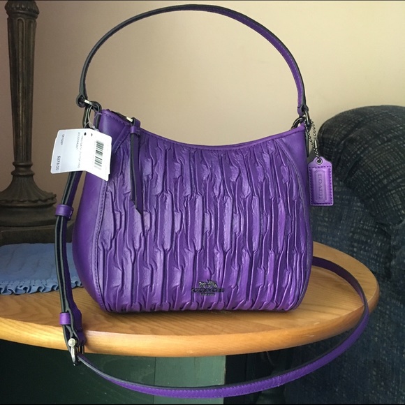 Coach Handbags - ❌SOLD❌ Coach Madison Gathered Leather TopHandleBag