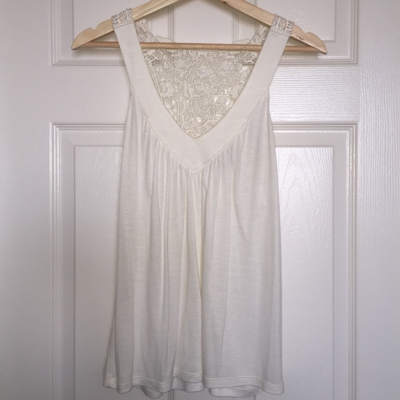 Express Tops - Express crochet lace-back top Express Tops - Express crochet lace-back top