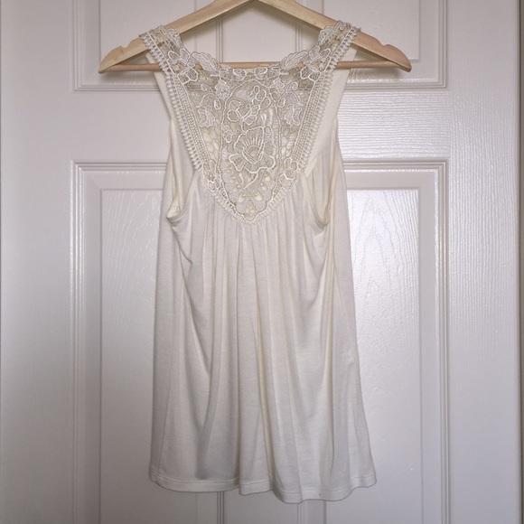 Express Tops - Express crochet lace-back top Express Tops - Express crochet lace-back top