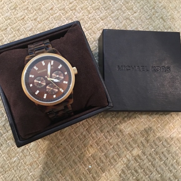 Michael Kors Tortoise Watch