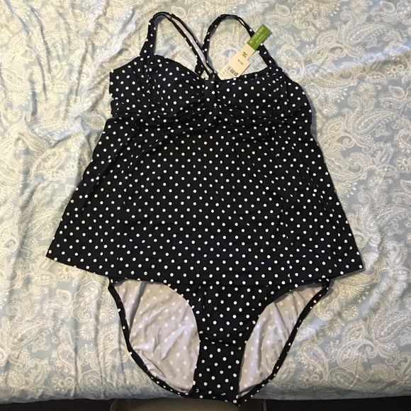 Motherhood Maternity Tankini Bathing Suit "NEW"