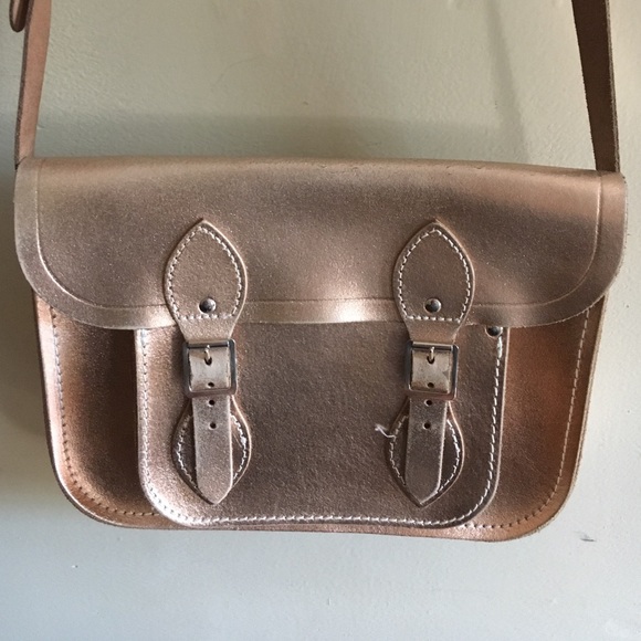Rose Gold Cambridge Satchel - 11"