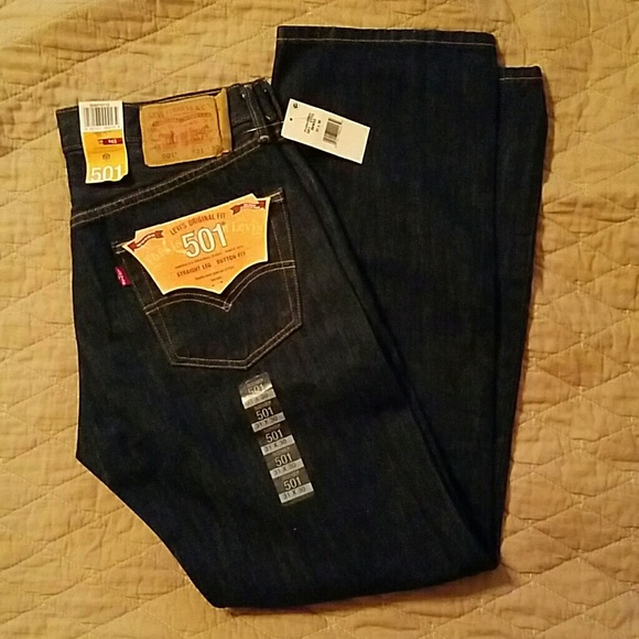 Levi's 501 shrink to fit jeans