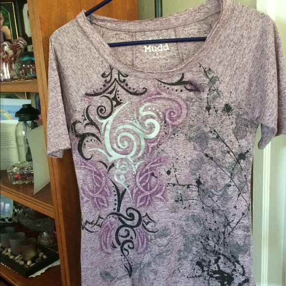 💜 Wicked Cute Purple burnout t shirt💜