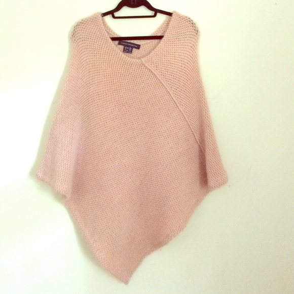 French Connection 100% Wool Poncho