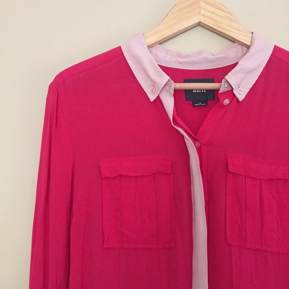 Anthropologie Pink Blouse - Picture 2 of 4