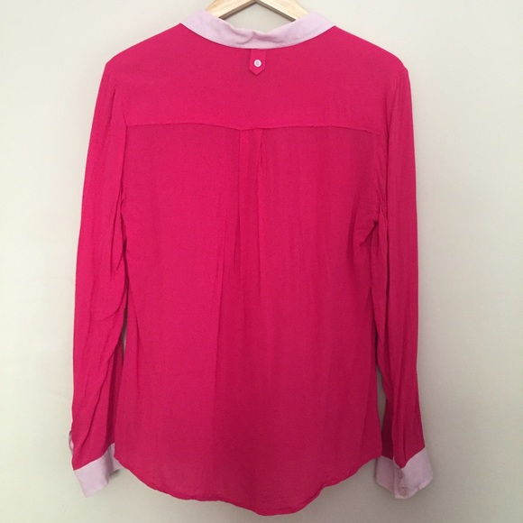 Anthropologie Pink Blouse - Picture 3 of 4