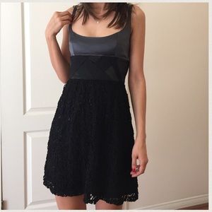 Jay Godfrey silk bodice dress.