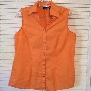 Basic Editions sleeveless fitted shirt