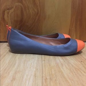 J. Crew | Flats | Gray & Orange | 10M