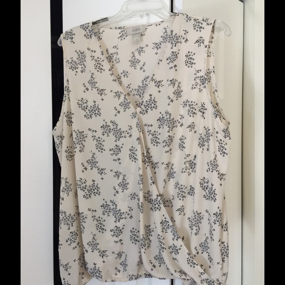 The Loft Sleeveless Wrap Top