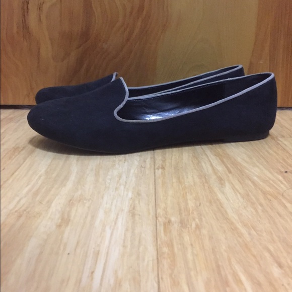 LOFT | Loafers | Black Suede | 10M