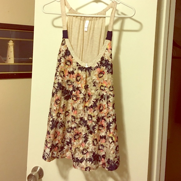 Floral tank top.