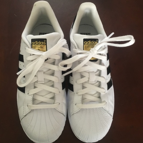 Adidas Superstars. Worn once!