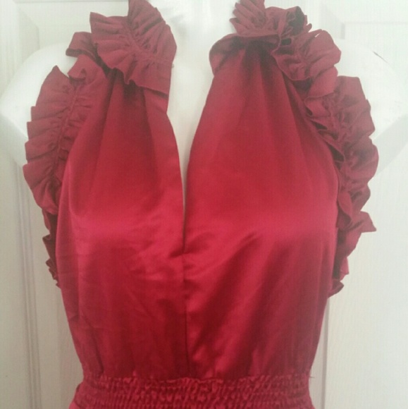 Sexy red large dress (true med size)