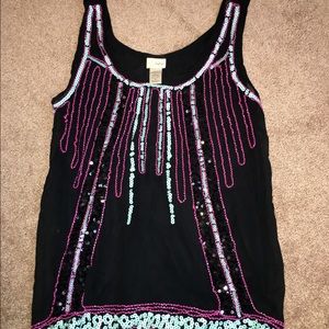 Buckle day trip sequin top!