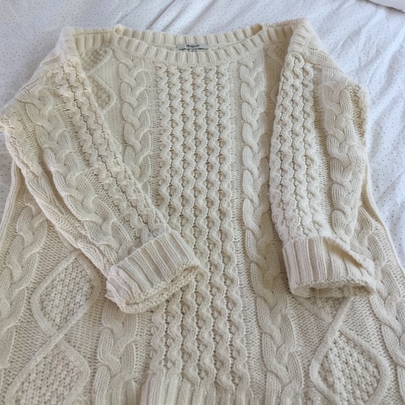 madewell fisherman sweater