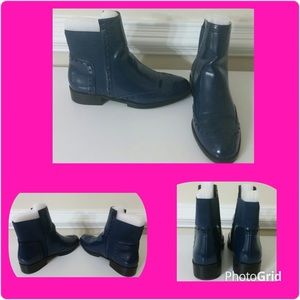Zara Blue Booties