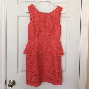 Forever 21 peplum lace dress