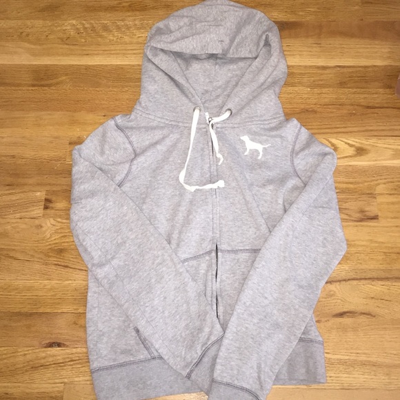 Victoria's Secret - medium zip up PINK hoodie