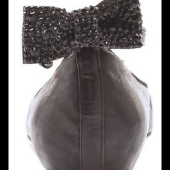 Alice + Olivia Shoes - Alice + Olivia bow Dakota Rhinestone flat