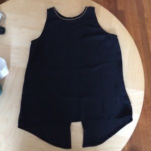 Petite Small Renee C Edmundo Stud Blouse