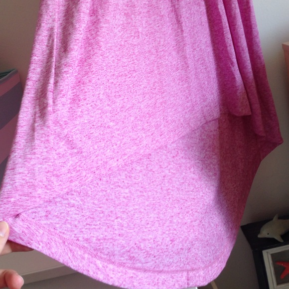 ❌SOLD❌📦DONATE📦 Pink Drawstring Hi-Low Dress - Picture 4 of 4