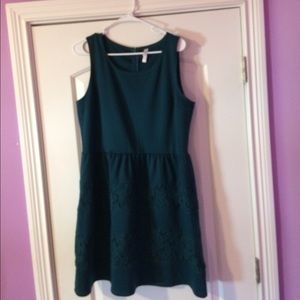 Forest Green Sleeveless Dress
