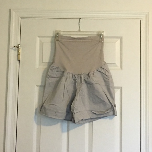 Motherhood Maternity Beige Shorts