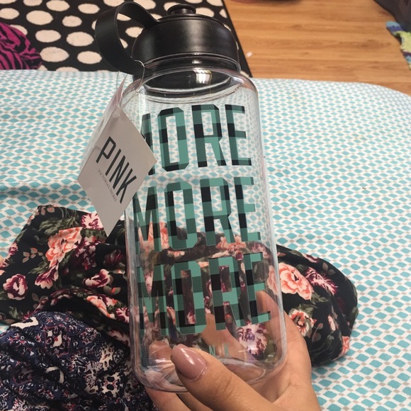 Pink water bottle