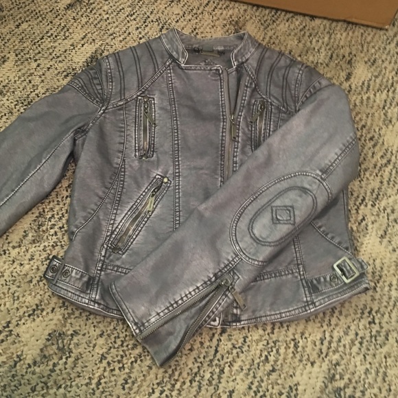 Vegan leather jacket