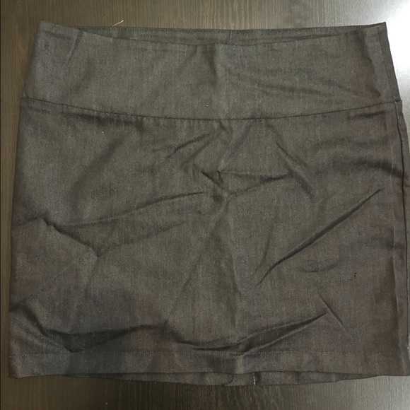 Black/Jean polyester mini skirt!