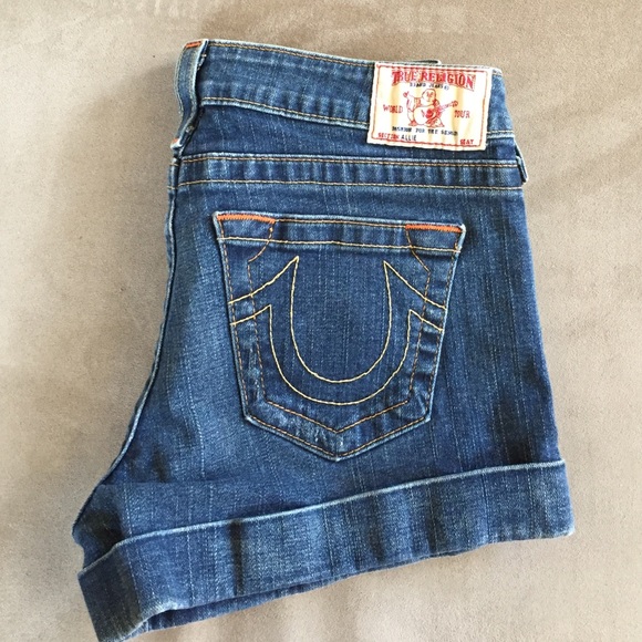 True Religion denim shorts