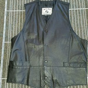 Leather vest