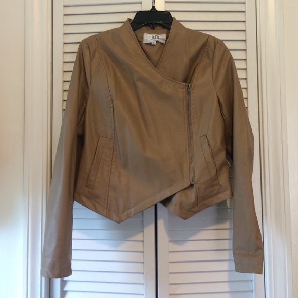 Jack by BB Dakota Jackets & Blazers - FINAL PRICE! Asymmetrical zip faux leather jacket