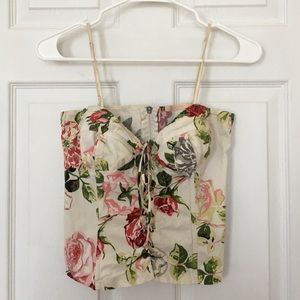 Forever 21 lace up corset