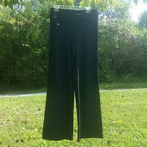 Black wide leg yoga pants